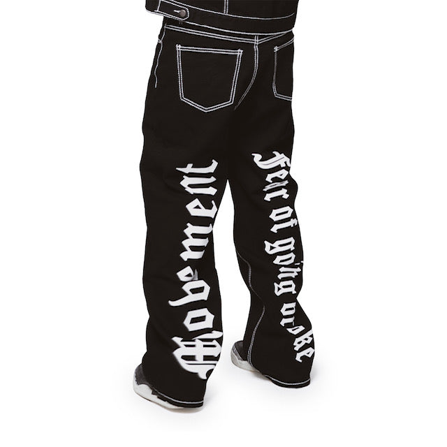 Black Denim Jeans | Relaxed & Stylish