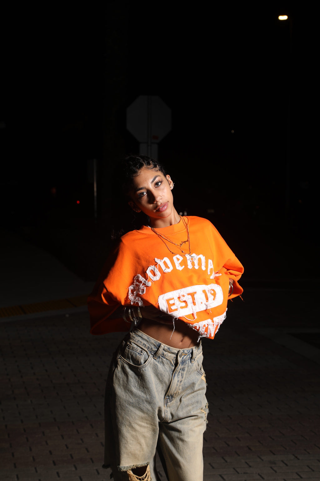 Orange “Rich Essentials" Tee