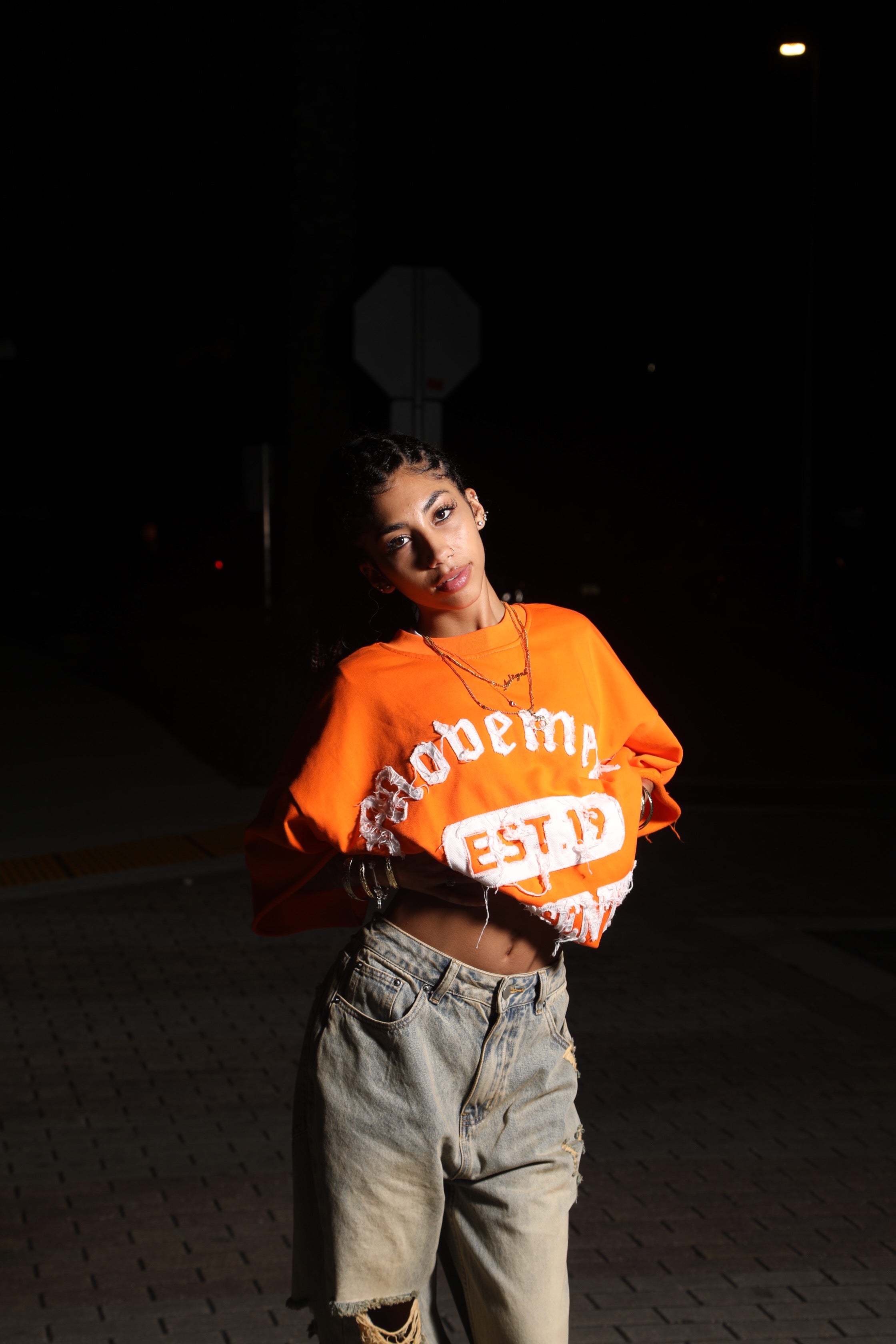Orange “Rich Essentials" Tee