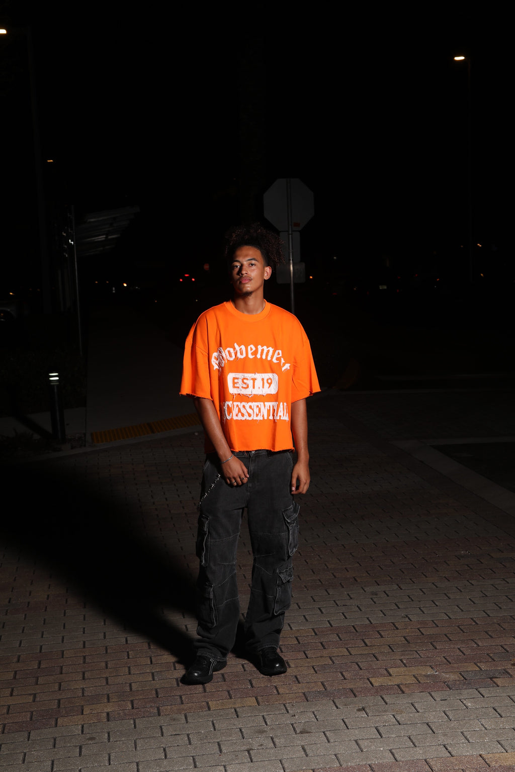 Orange “Rich Essentials" Tee