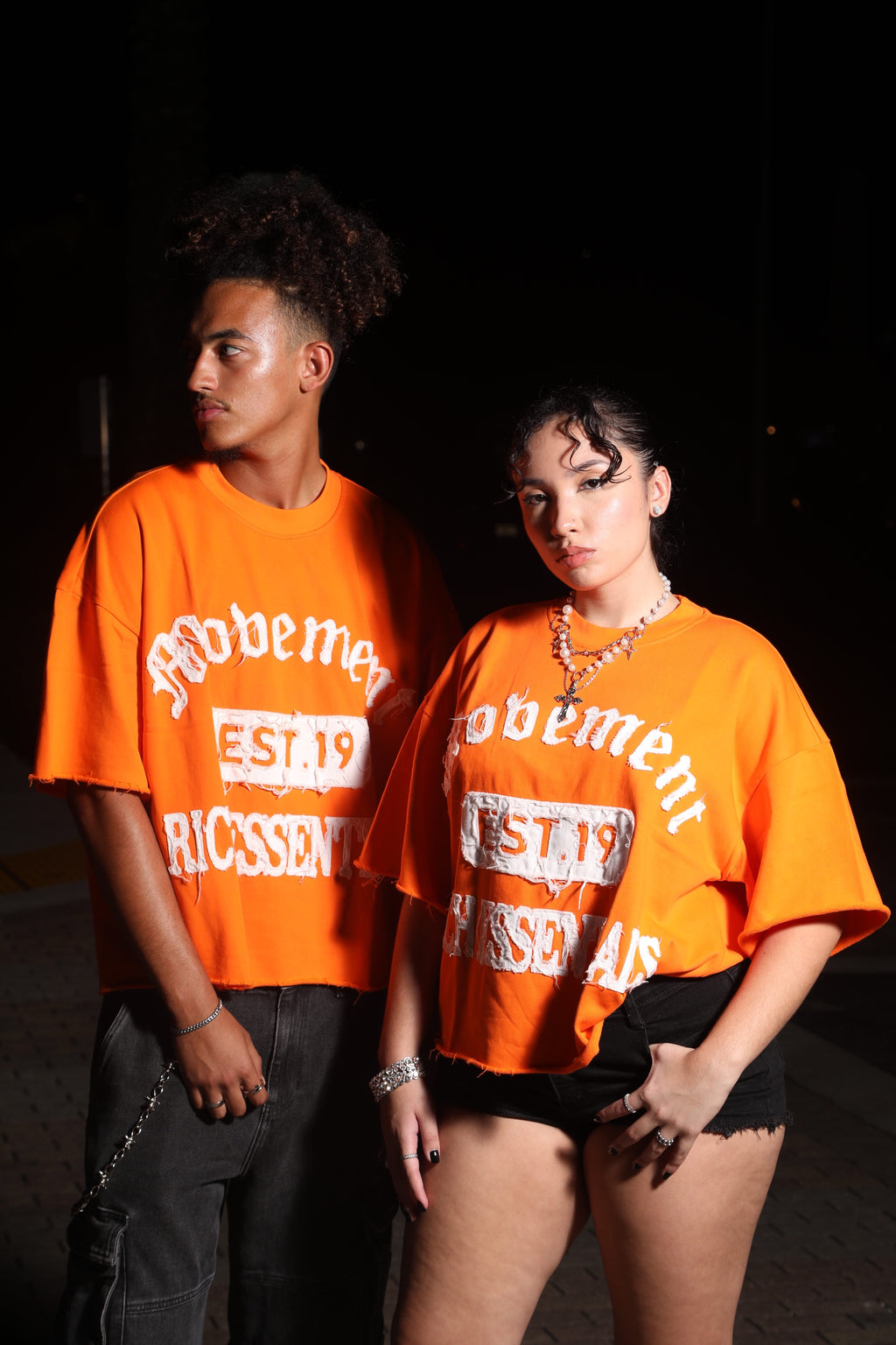 Orange “Rich Essentials" Tee