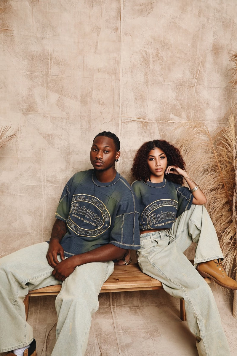 100 million club waffle Tee