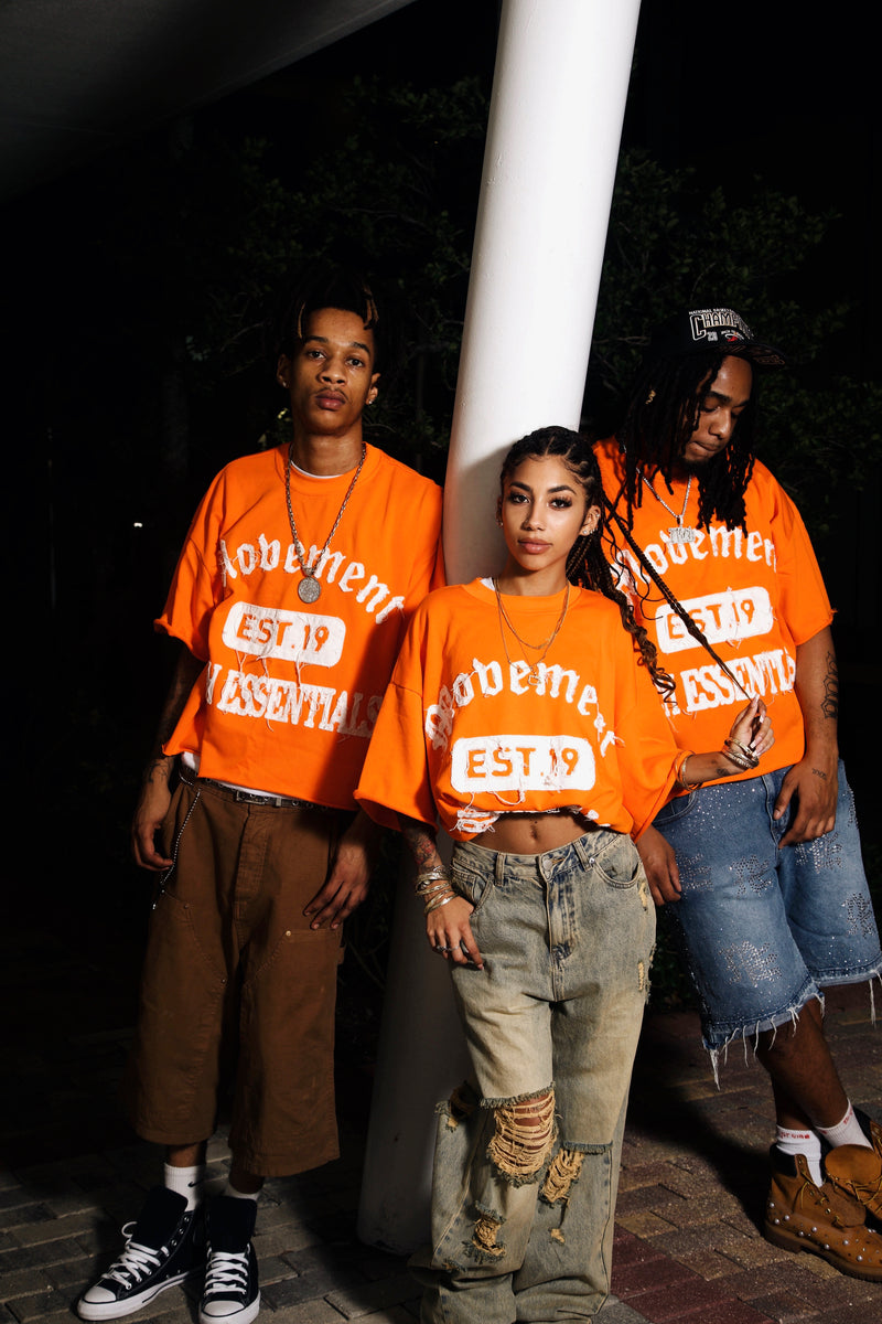 Orange “Rich Essentials" Tee