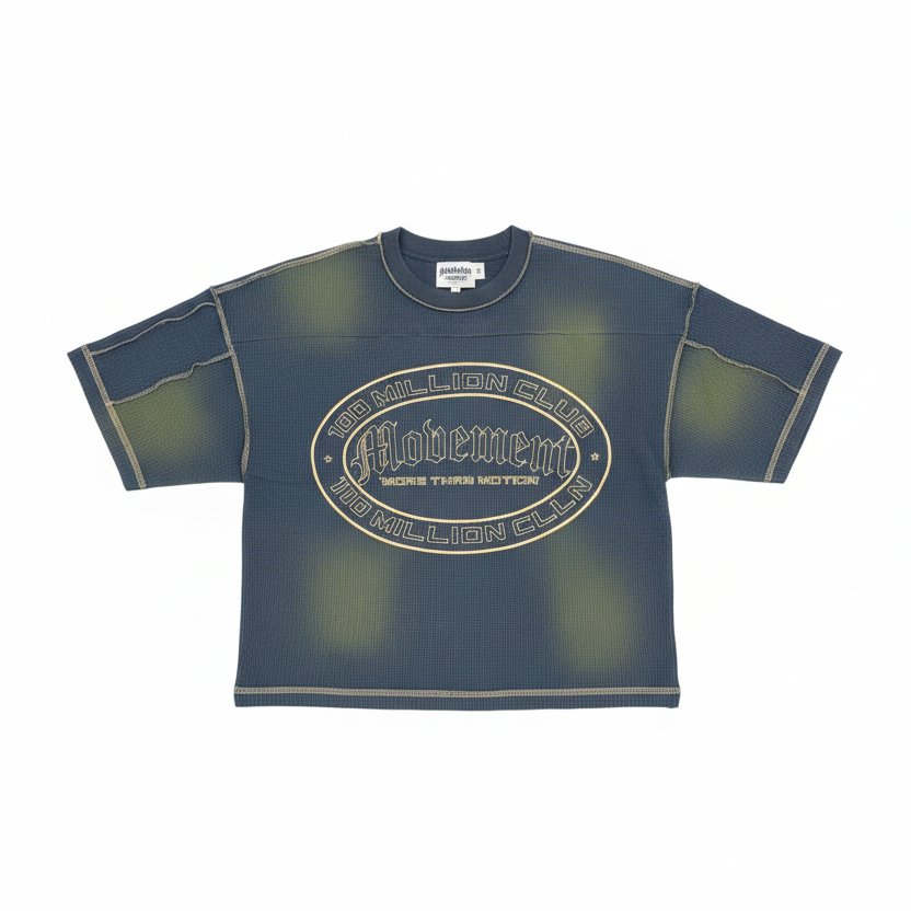 100 million club waffle Tee
