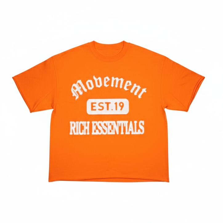 Orange “Rich Essentials" Tee