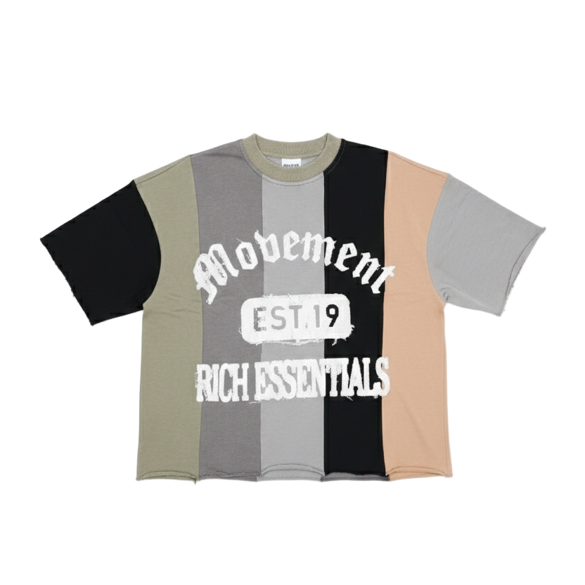 rich essentials mix panel tee