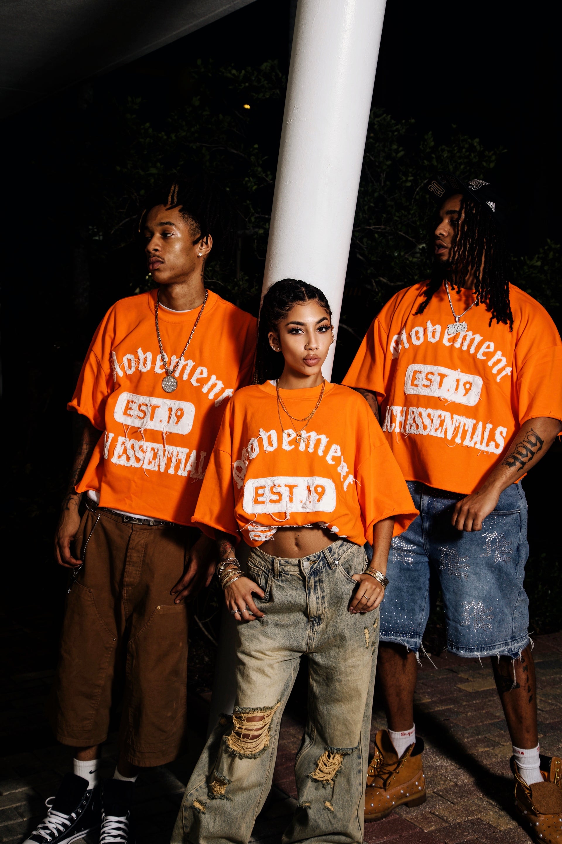 Orange “Rich Essentials" Tee