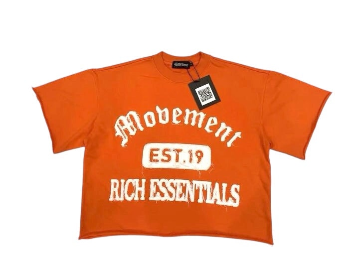 Orange “Rich Essentials" Tee