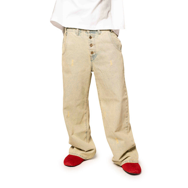 Premium Sand Denim Jeans | Luxury Streetwear
