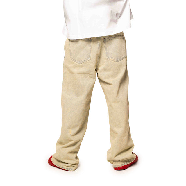 Premium Sand Denim Jeans | Luxury Streetwear